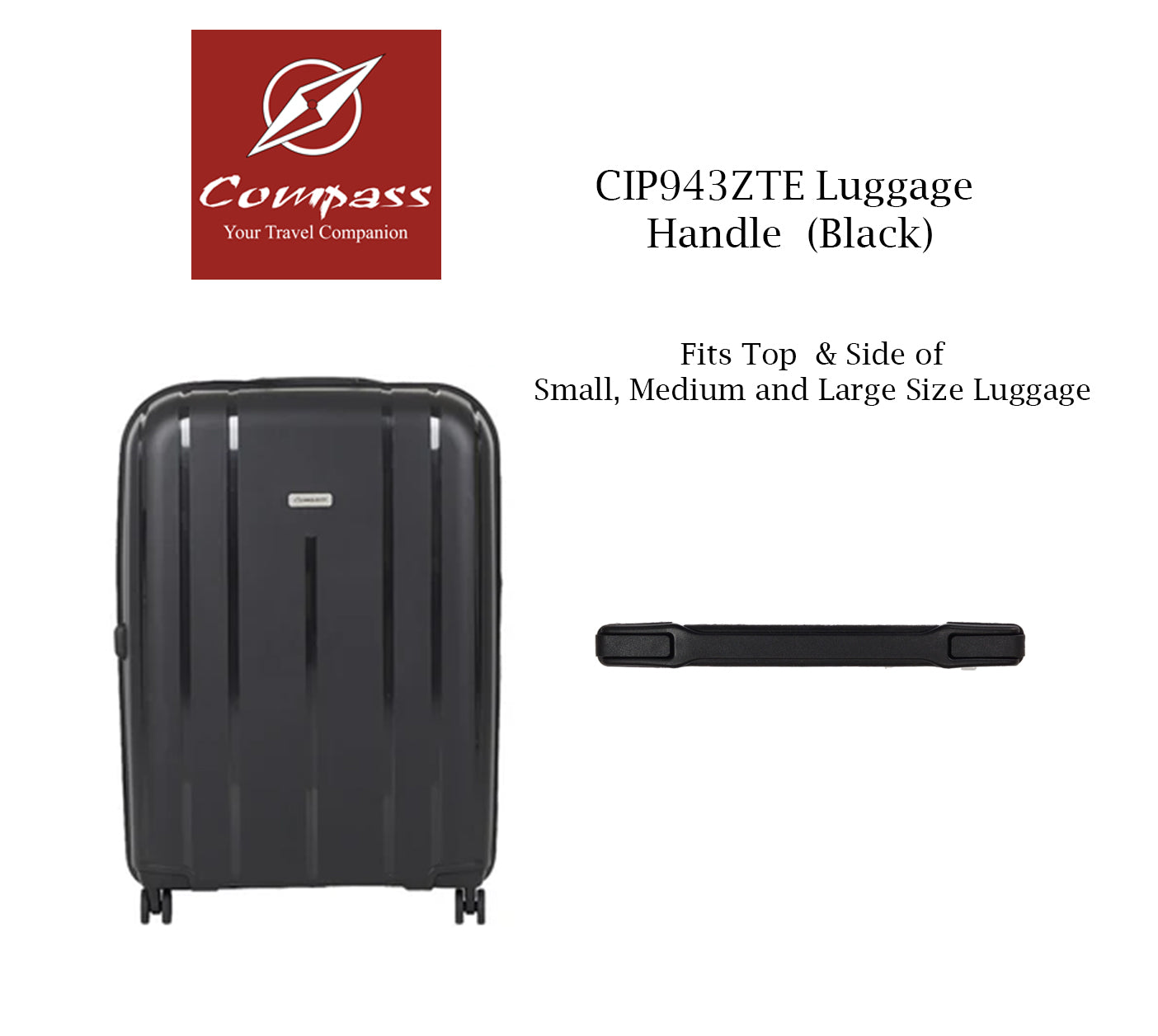 CIP943ZTE Top and Side Handle