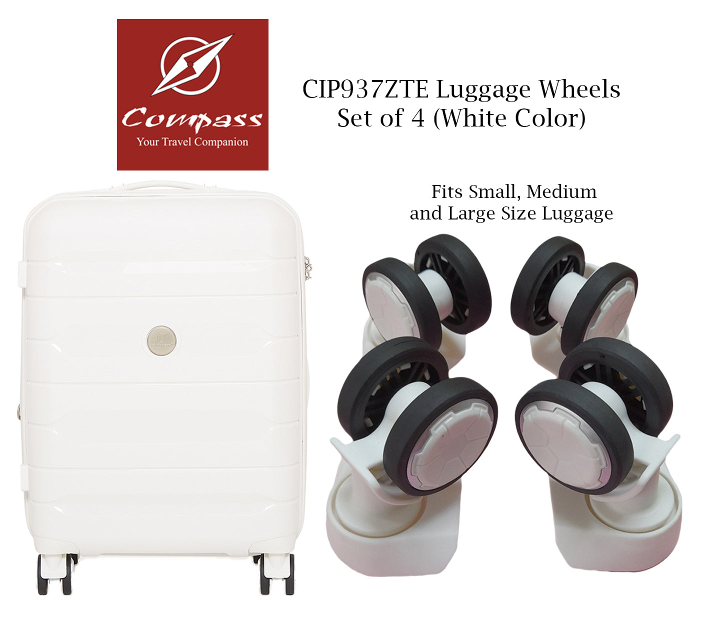 CIP937ZTE Set of 4 Wheels