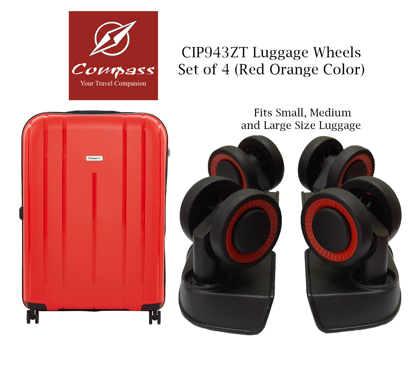 CIP943ZT Set of 4 Wheels