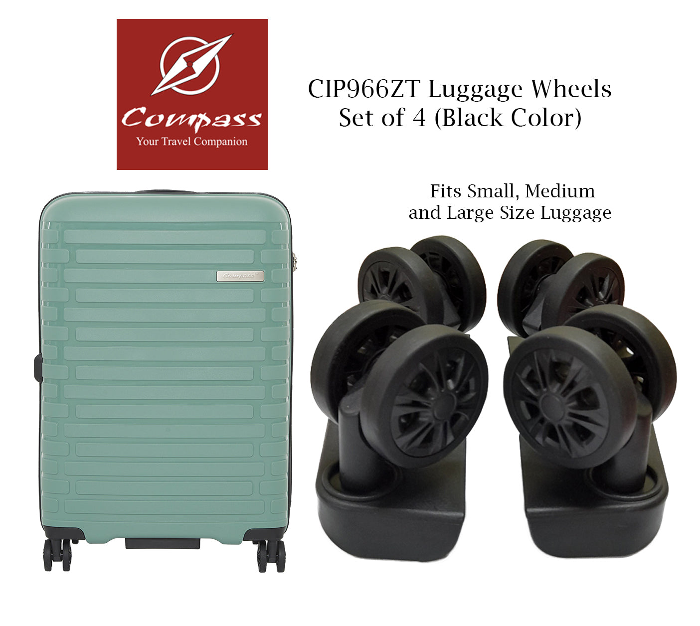 CIP966ZT Set of 4 Wheels