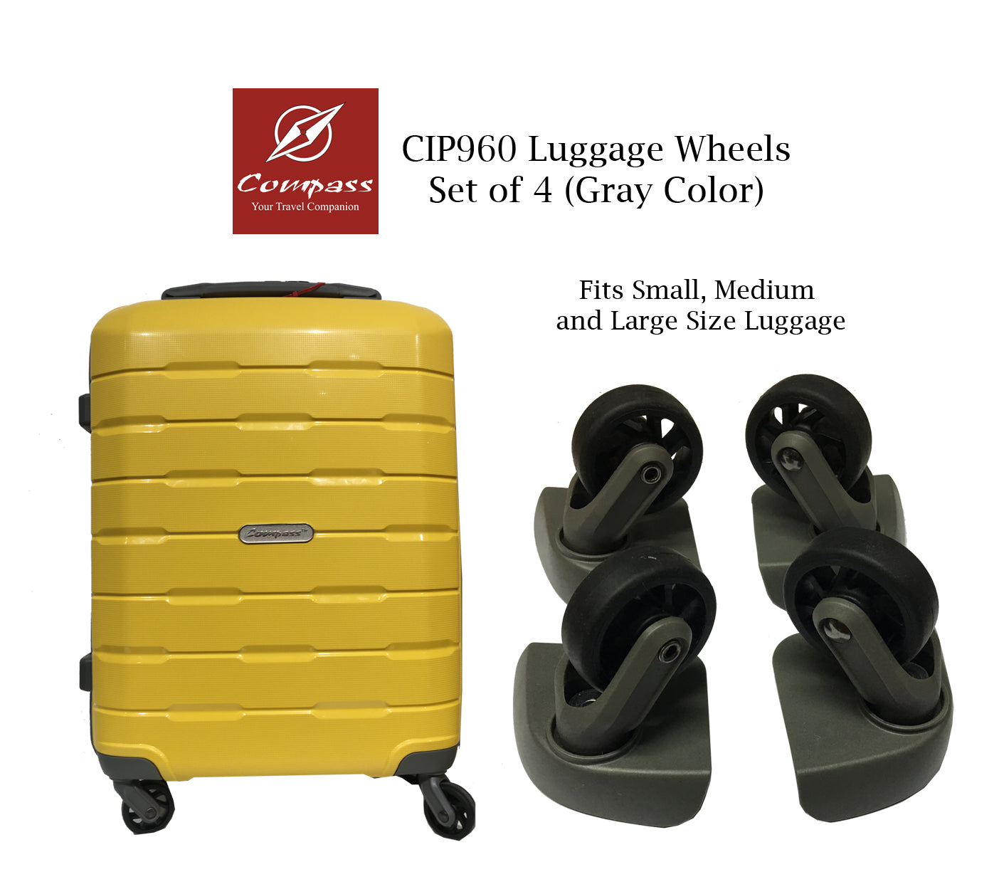 CIP960 Wheels (Set of 4 Wheels)